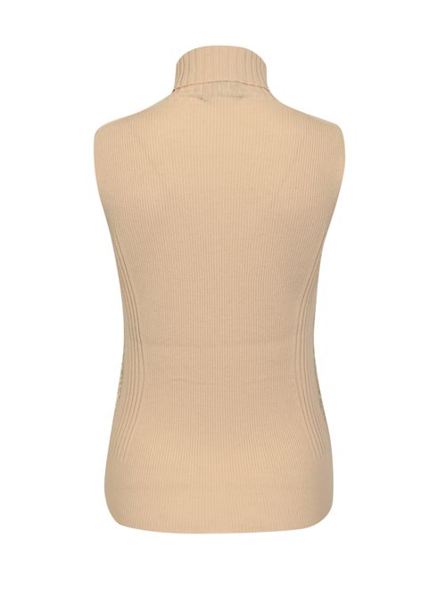 Top dolcevita in misto lana con paillettes Talco D. Exterior | 616364TALC